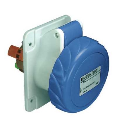 PKY16G723 Pratika průmyslová zásuvka-přímá-16A-2p+E-200..250 V AC-IP 67-panel, Schneider Electric