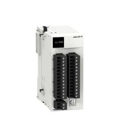 TM2ARI8LT Analogový vstupní modul-8 I-200..600 °C-12 bits- 24V DC- šroubové svorky, Schneider Electric