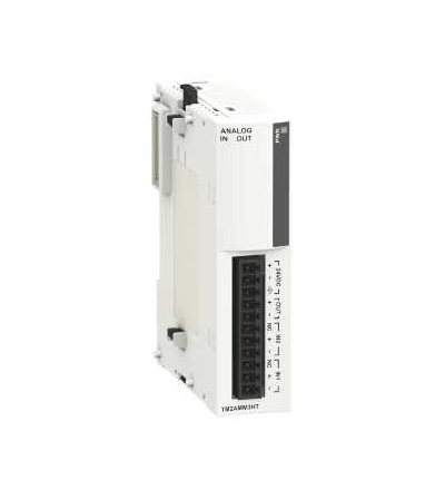 TM2AMM3HT Analogový vstupní/výstupní modul M238-2 vstupy U/I vysoká úroveň- 1 výstup, Schneider Electric