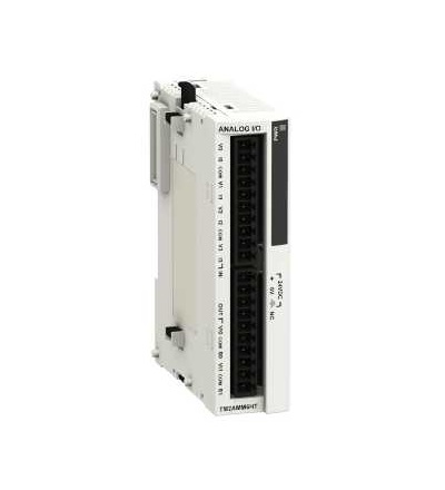 TM2AMM6HT Analogový vstupní/výstupní modul M238-4 vstupy U/I vysoká úroveň- 2 výstup, Schneider Electric