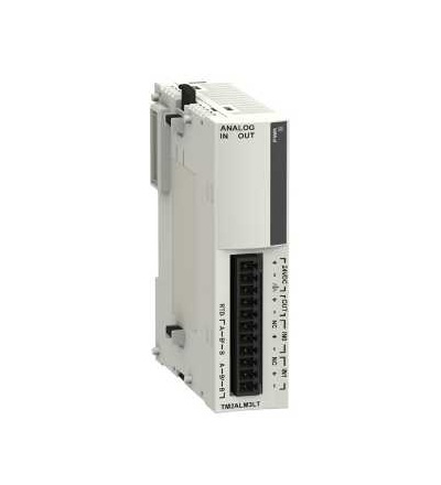 TM2ALM3LT Analogový vstupní/výstupní modul M238-2 vstupy tepel./temp níz.úroveň- 1 výstup, Schneider Electric