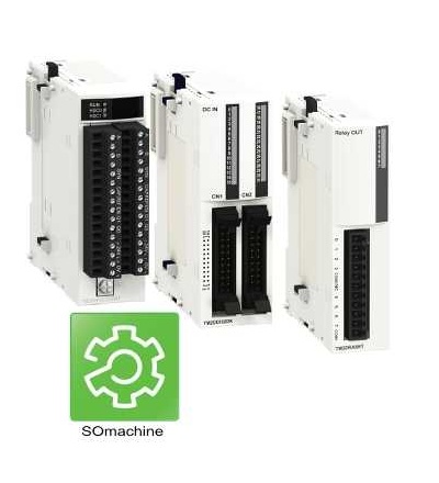 TM2DDI32DK Diskrétní vst. modul M238, 32 vstupy 24 V DC, 1 konektor HE10, Schneider Electric