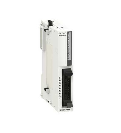 TM2DDO16TK Diskrétní výstupní modul M238-16 výstupů 24 V tranzistor-1 konektory HE10, Schneider Electric