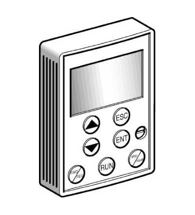 VW3A31101 Modul dálkového ovládání, LCD, kabel 3m, Schneider Electric