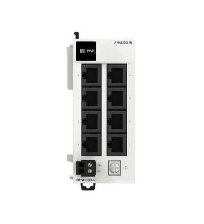 TM2ARI8LRJ Analogový vstupní modul-8 I-200..600 °C-12 bits-24 V DC-RJ11 konektory, Schneider Electric