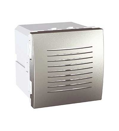 MGU3.786.30 Unica Top/Class-elektronický dveřní zvonek-230V AC-2mod.-nacvak.-aluminium, Schneider Electric