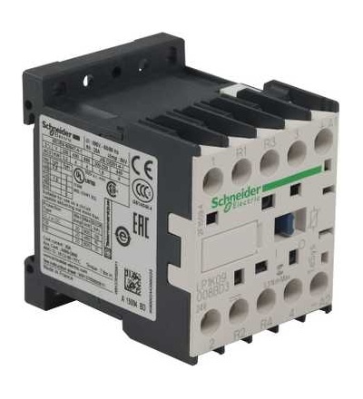 LP1K09008BD3 TeSys K stykač, 4p (2Z+2V) -AC-1, ? 440 V 20A, cívka 24 V DC, Schneider Electric