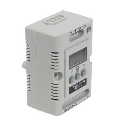 NSYCCOHYT120VID Climasys hygrometr, 5..50°C, 110-120V AC, elektronický, Schneider Electric