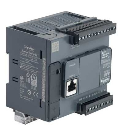 TM221C16R PLC Modicon M221 16 IO relé, Schneider Electric