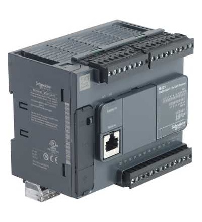 TM221C24T PLC Modicon M221 24 IO poz.logika, Schneider Electric