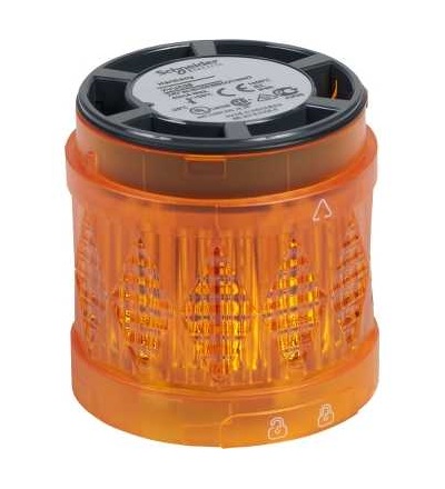 XVUC25 ? 60mm světelný LED modul, stálá signalizace, IP65, 24 V, oranžová, Schneider Electric