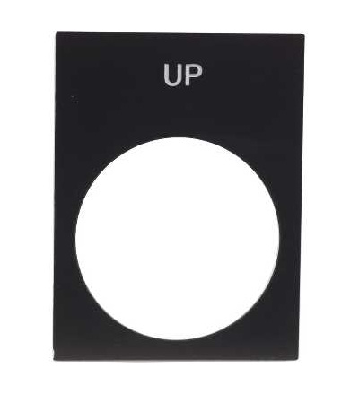 ZB2BY2307 NAMEPLATE (U, Schneider Electric