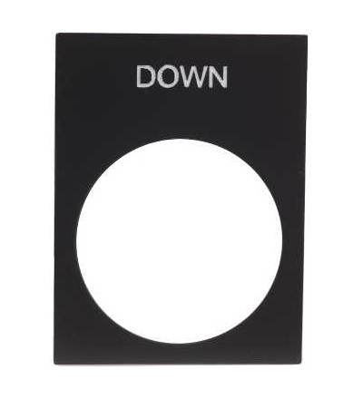 ZB2BY2308 NAMEPLATE (D, Schneider Electric