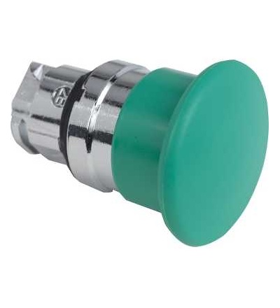 ZB4BC3 Zelená O40 hlavice s hřibovým tlačítkem ? 22 s návratem, Schneider Electric