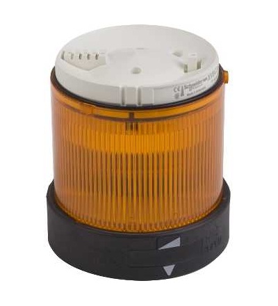 XVBC35 O 70mm světelné návěští, trvalé světlo, oranžová, IP65, ? 250 V, Schneider Electric