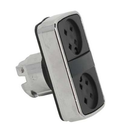 ZB4BA79 Zapuš./zapuš. ovl. hlavice dvoutlač. ? 22 bez čočky, Schneider Electric