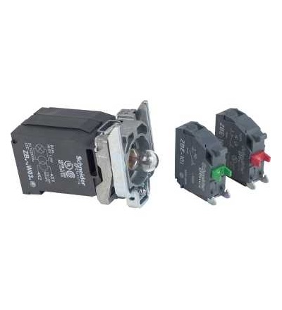 ZB4BW063 Polosestava objímky s pro BA9s žárovka ?250V 2Z, Schneider Electric
