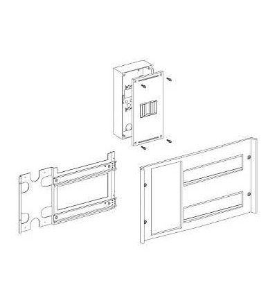 PRA90072 VigiCompact mont. sada, 2x24mod., pro Pragma, Schneider Electric