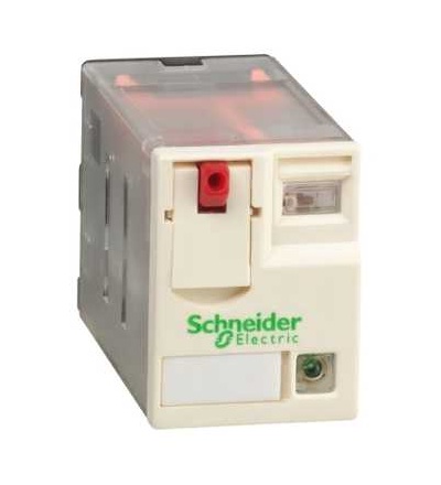 RXM2AB2B7TQ Miniaturní paticové relé, Zelio RXM, 2 V/Z, 24 V AC, 12A, s LED, Schneider Electric