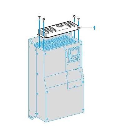 VW3A9407 Sada ovl. karta s vent., pro frekvenční měnič, ATV61/ATV71, Schneider Electric