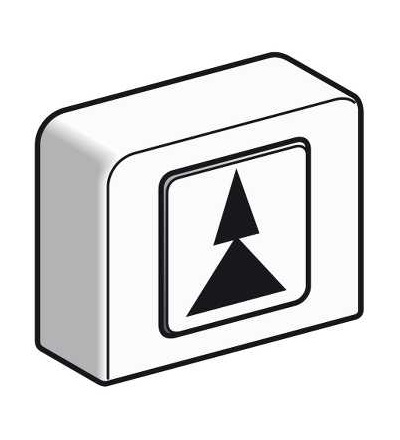 XACA923 Booted head for pushbutton, AC-A, raise, slow-fast, Schneider Electric