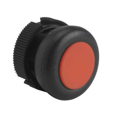 XACA9414 Kruhová hlava pro tlač., s návratem, XAC, A, červená, krytá, Schneider Electric