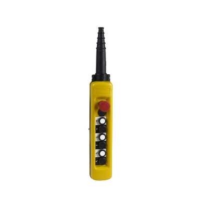XACA6913 Pendant control station XAC-A, 5 pushbuttons 1 Emergency stop, Schneider Electric