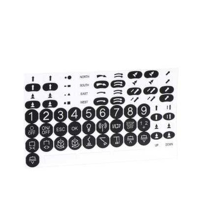 ZARC07 Kit of adhesive labels in B/W for remote device, Schneider Electric