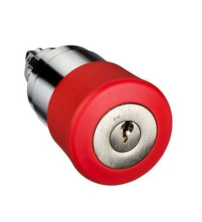 ZB4BS944E7 Mushroom O40mm Emergency stop head ? 22 bks E7 w/o key, Schneider Electric