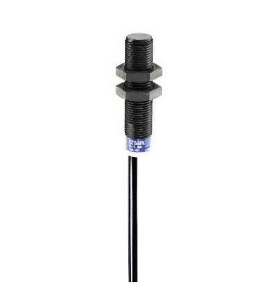 XS212ALNBL2 Indukční čidlo XS2 M12, L49mm, PPS, Sn4mm, 12..24VDC, kabel 2m, Schneider Electric