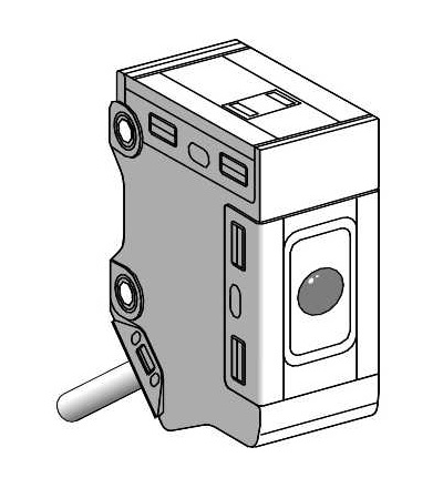 XUM2BNBNL2R Fotoelektrické čidlo, XUM, přijímač, Sn 15m, 12..24VDC, kabel 2m, Schneider Electric