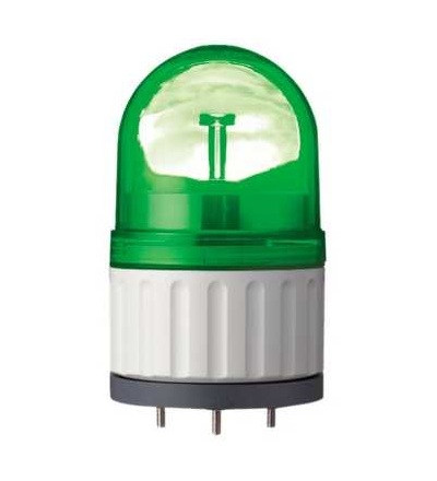 XVR08B03 O 84mm předzapojený rotační maják bez bzučáku, zelená, 24 V, Schneider Electric