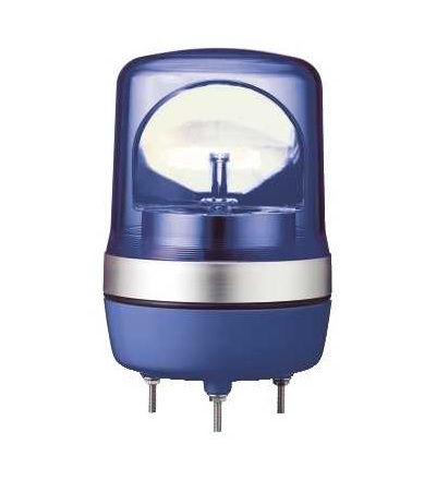 XVR10B06 O 106mm předzapojený rotační maják bez bzučák, modrá, 24 V, Schneider Electric