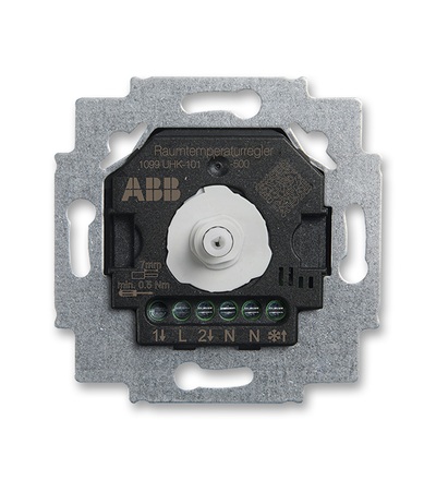 ABB Přístroj termostatu prostorového s otočným ovládáním, pro topení/chlazení 2CKA001032A0531