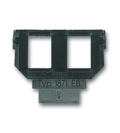 ABB Maska nosná - 2x 6 či 8pólová zásuvka Modular-Jack AMP 2CKA001764A0273