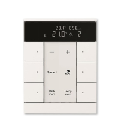 ABB Tenton prvek ovládací 6násobný s termostatem, IAQ 2CKA006220A0872