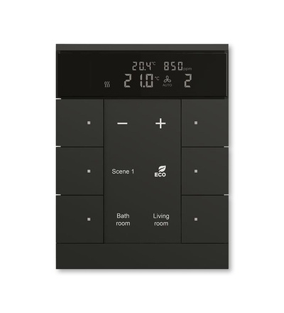 ABB Tenton prvek ovládací 6násobný s termostatem, IAQ 2CKA006220A0878