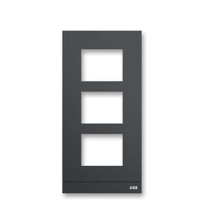 ABB Kryt AUDIO tabla, velikost 1/3 (135 mm), antracit 2TMA220161B1002