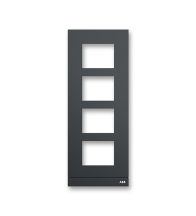 ABB Kryt AUDIO tabla, velikost 1/4 (135 mm), antracit 2TMA220161B1003