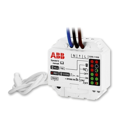 ABB Modul přijímače RF signálu, spínací, vestavný, 868 MHz 3299-11508
