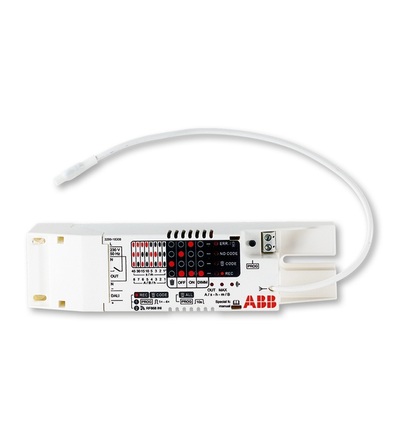 ABB Přijímač RF 1kanálový, s reléovým a analog. výstupem, vest., 868 MHz 3299-18308
