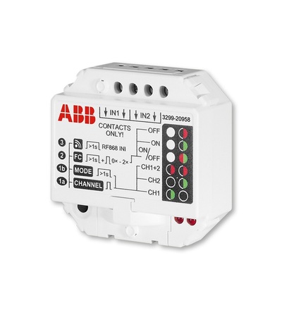 ABB Modul vysílače stavu kontaktů RF, vestavný, 868 MHz 3299-20958