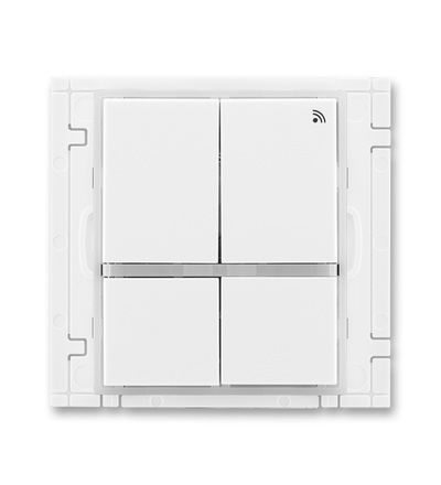 ABB Vysílač RF signálu čtyřtlačítkový, nástěnný, 868 MHz 3299E-A11908 01