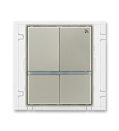 ABB Vysílač RF signálu čtyřtlačítkový, nástěnný, 868 MHz 3299E-A11908 32