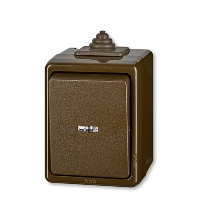 ABB Přepínač křížový, s čirým průzorem, řazení 7, IP44 3553-07921 H