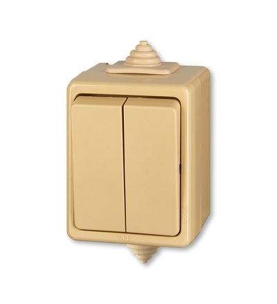 ABB Přepínač střídavý dvojitý, řazení 6+6, IP44 3553-52929 D