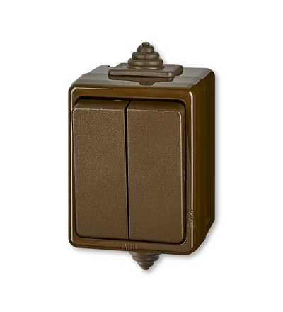 ABB Přepínač střídavý dvojitý, řazení 6+6, IP44 3553-52929 H
