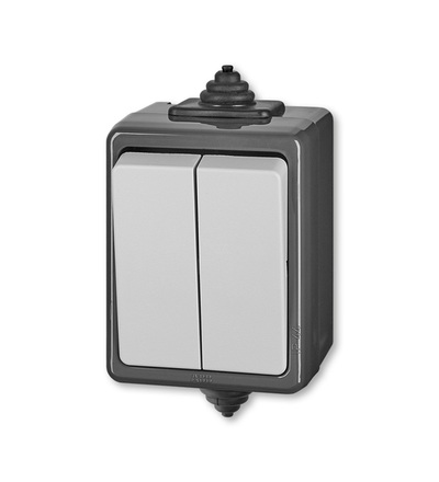 ABB Přepínač střídavý dvojitý, řazení 6+6, IP44 3553-52929 S