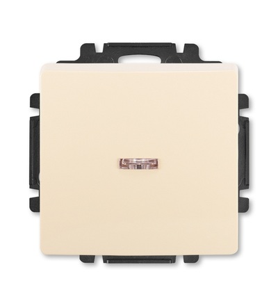 ABB Spínač jednopólový, s průzorem, řazení 1, s krytem 3557G-A01341 C1