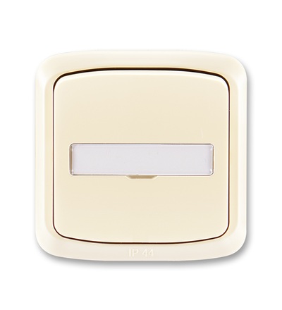 ABB Ovládač zapínací kompl., s prosvětl. popis. polem, řaz. 1/0, 1/0So, IP44 3558A-80920 C